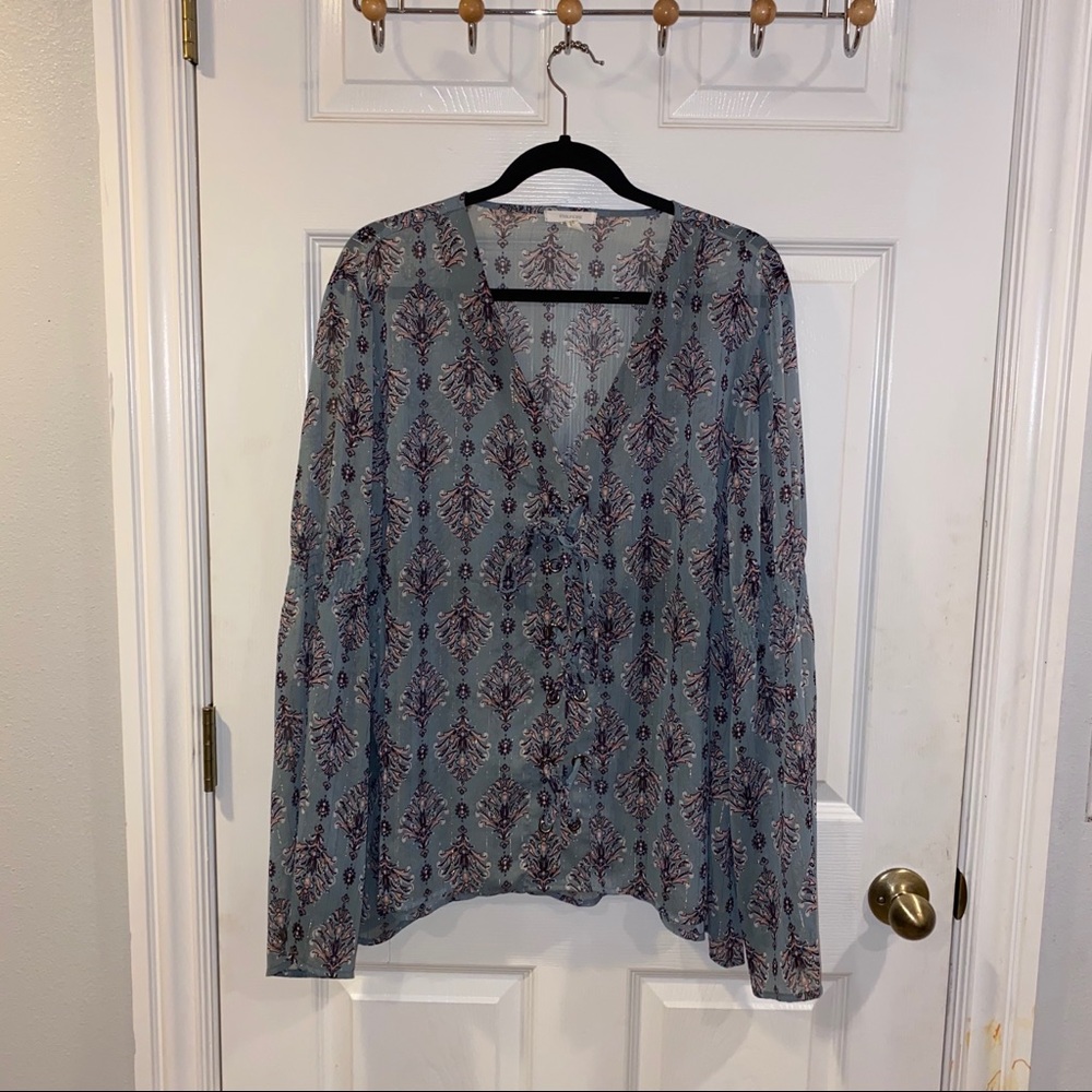 Maurices Boho Tie Front - Size 3